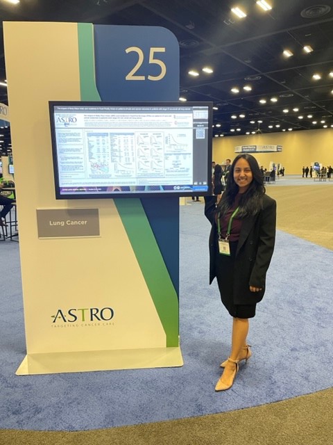 Resident Dr. Bansi Savla @savlabansi will give Q&A on her poster at #ASTRO22 on the impact of racial disparities on treatments & outcomes for glioma patients, today 10/24 at 10:45 AM in ex hall 1. #braintumor #DEIinRO #healthdisparities #healthequity @SorenBentzen @MarkMishraMD