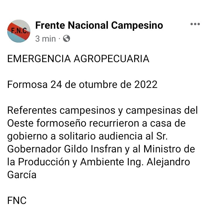 Benigno López tweet media