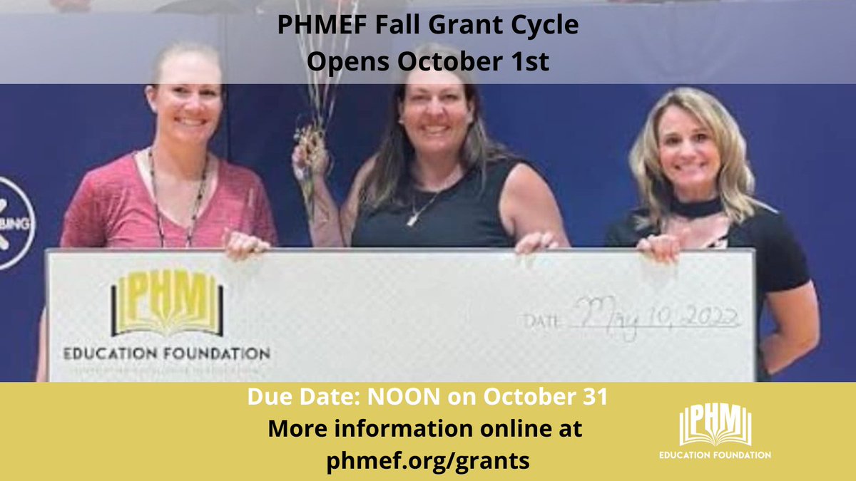 PHM Ed Foundation tweet media