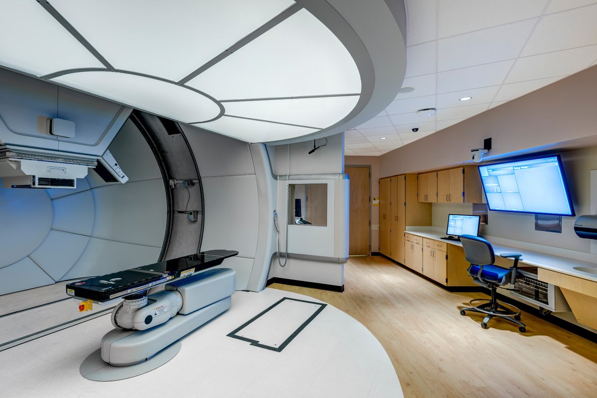 CincyChildrens's tweet photo. The world’s first clinical trial of an experimental #cancer treatment that delivers radiation therapy in under 1 second was conducted at our #ProtonTherapy Center. Learn how this has far-reaching implications for how we treat patients: https://t.co/5JVfFEsEQd. #Astro22 #RadOnc https://t.co/aS12f4ROhn