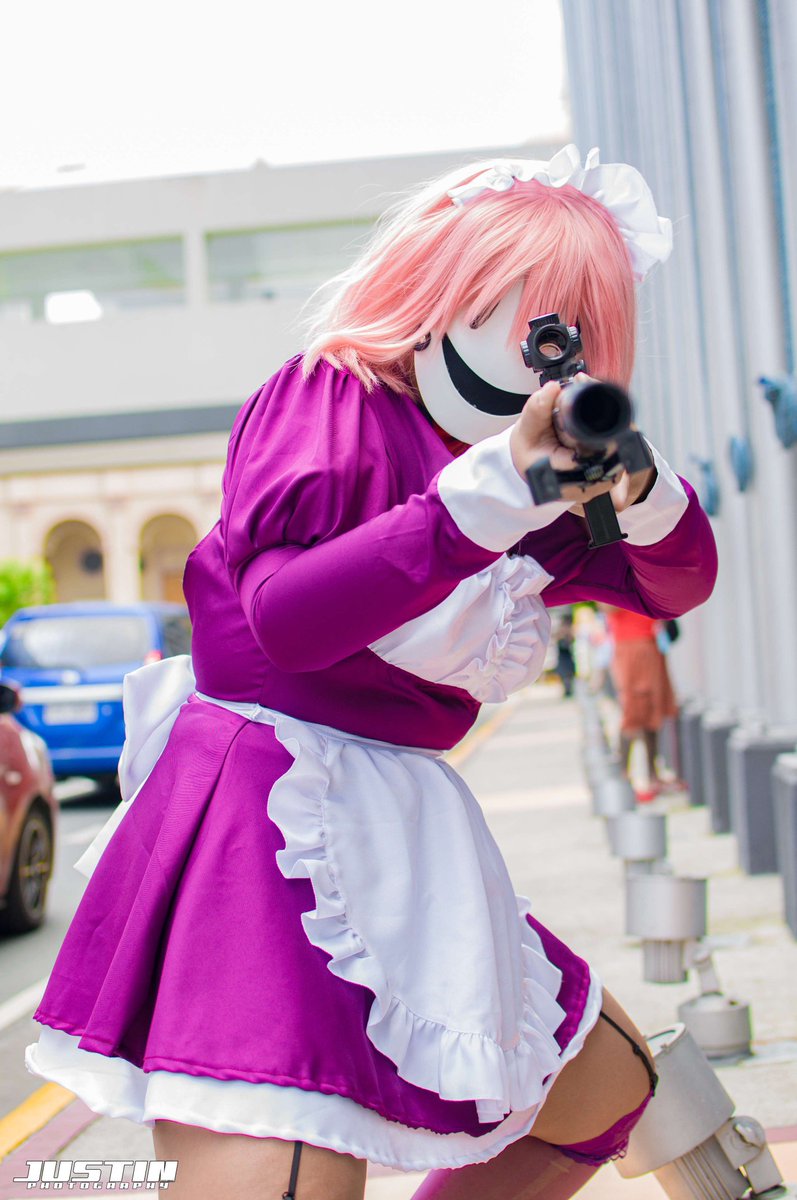 Kir3oui's tweet photo. "โI have to do it. I have to do whatever the command tells me to do.โ -Maid Mask
Anime: High-rise Invasion
Photographer: Justin Photography
I got the gun from White Feather Mask hehehe..
#MaidMask #TenkuuShinpan #Cosplay #HighRiseInvasion https://t.co/V7jBm3ebGM