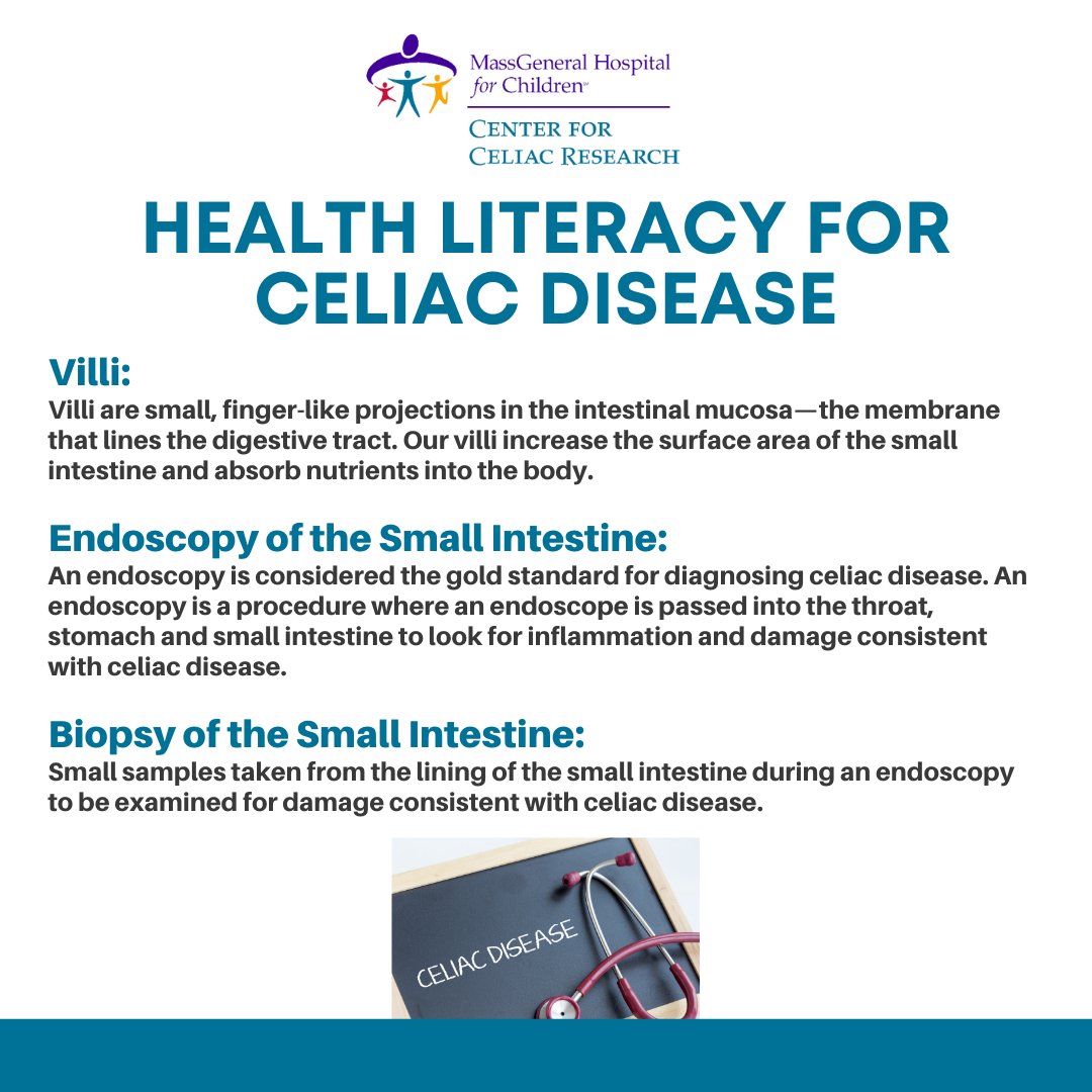 #HealthLiteracy - It's our final week of #healthliteracymonth + our 3-part series to help you on your #celiacdisease journey. Today, we're simplifying some frequently used diagnostic terms.  <a href="/iha_the/">The Iha</a> <a href="/theIHLA/">IHLA</a> #HealthLiterarcy <a href="/harvardmed/">Harvard Medical School</a>
 #celiac #coeliac #celíaca