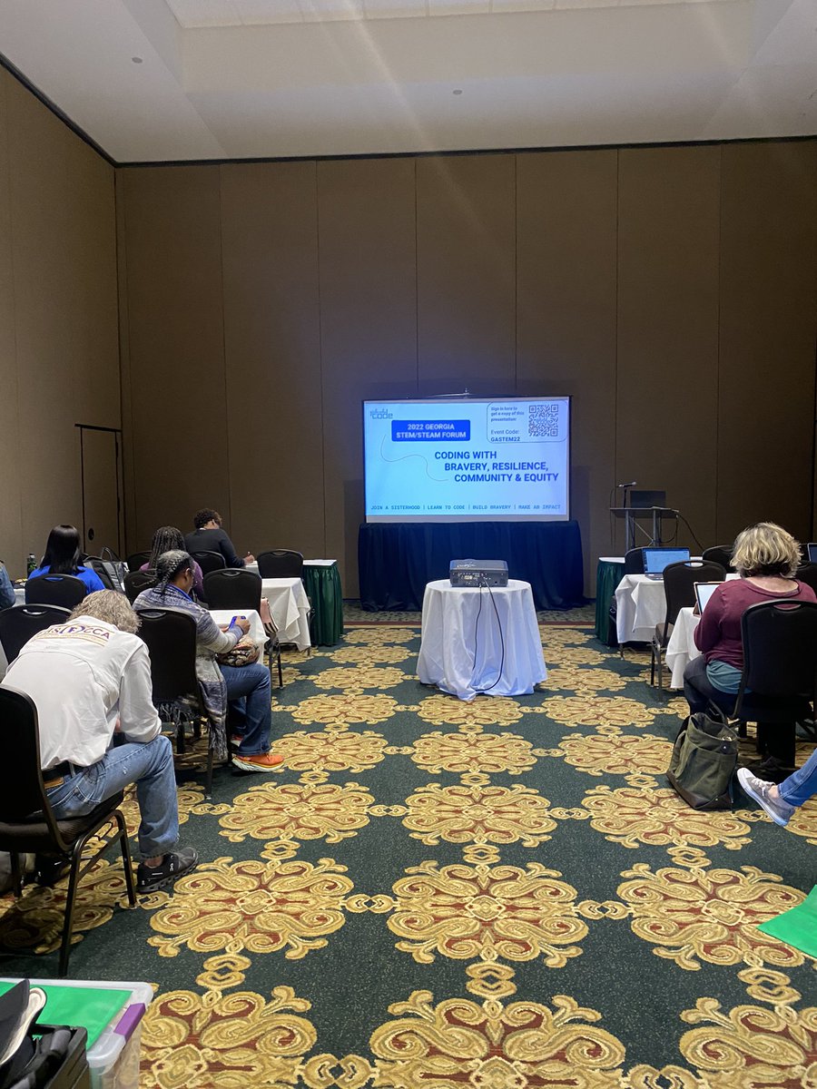 DrRubyChampion's tweet photo. Learning about STEM is an ongoing endeavor. Attending this year’s Georgia STEM/STEAM Forum @tragin761 @APSITKrynica @APSDobbs @TommyUsherAPS @apsSTEM  #learningwithoutlimits #STEMisawesome https://t.co/kOfVPK4Wta