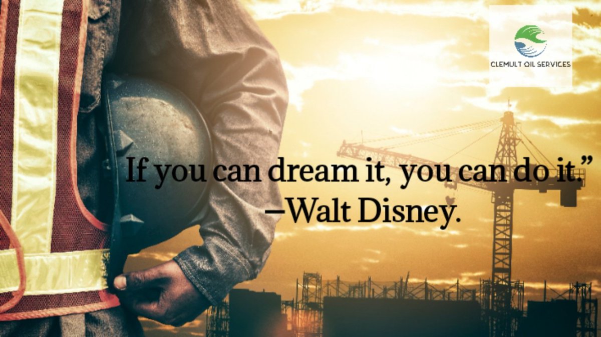 ClemultOil's tweet photo. Greatness begins with a step. Make a step to pursue the big dream. Have a fruitful week ahead.

Email clemultoilservices@gmail.com

#clemultoilservices
#qualitycustomerservices https://t.co/h19lQzFoRm