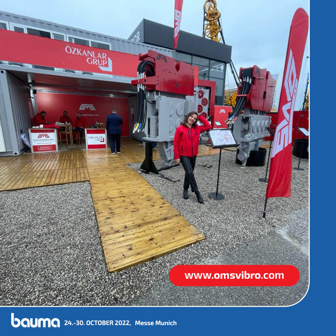 omsvibro's tweet photo. First day of #bauma2022 at OMS Pile Driving Equipment Visit Us Outdoor Area 519/3!
#VibroHammer #Vibroflot #wickdraininstallationmachine https://t.co/9la8JD0aCd