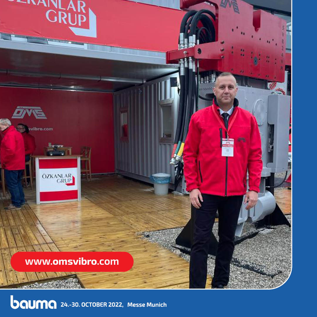 omsvibro's tweet photo. First day of #bauma2022 at OMS Pile Driving Equipment Visit Us Outdoor Area 519/3!
#VibroHammer #Vibroflot #wickdraininstallationmachine https://t.co/9la8JD0aCd