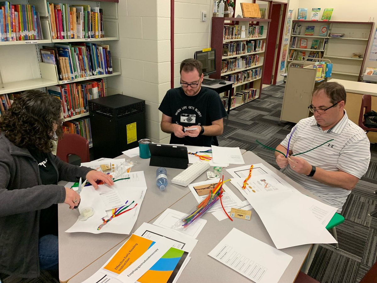 Hands on models to describe how children learn to read using pipe cleaners. Great conversations and plans for implementation <a href="/TVDSBLiteracy/">TVDSBLiteracy</a>