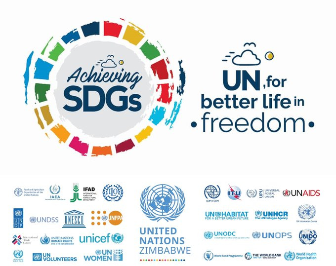 UNFPA_Zimbabwe's tweet photo. Happy #UnitedNationsDay from us @UNFPA_Zimbabwe as we continue to deliver as One UN
In #Zim @UNZimbabwe is delivering jointly on programs such as #HealthDevelopmentFund @ZIRP_Zimbabwe @GlobalSpotlight UN Program On Disability #health #education #GBV https://t.co/fPa5WuPUkZ