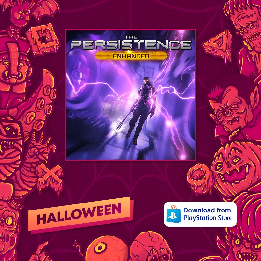 FirespriteGames's tweet photo. Spooky season is upon us and it's bringing savings! Dare you venture into the shadowy decks of The Persistence to face what lies in wait?

Now 70% off in the PlayStation Store Halloween sale 🎃 

🎮 https://t.co/yPyq1Inw3L https://t.co/I8BoXLOuvG