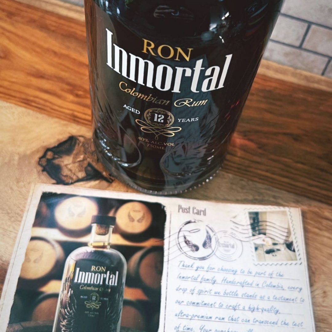 From sugarcane, to bottle, to you. Give your cocktails an Inmortal twist. 

To order online or learn more about #RonInmortal click here ➡️ roninmortal.com #EverlastingSpirit 

#ColombianRum #RonColombiano #HandCraftedRum #RumOfTheDay
