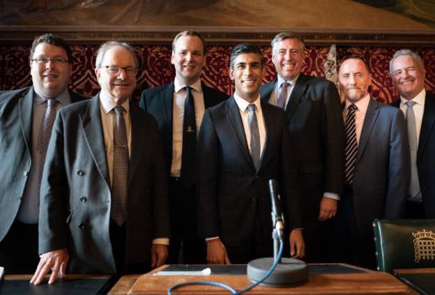 Gareth_Lewis_'s tweet photo. Anyone else feel that these clowns in the 1922 Committee just can’t hide their delight that the coup succeeded and that the membership were successfully (this time) kept away from messing up their plan? #stichup #NeverRishi #RIPConservativeParty @Conservatives I feel 🤮 https://t.co/wRwDpkyoh5