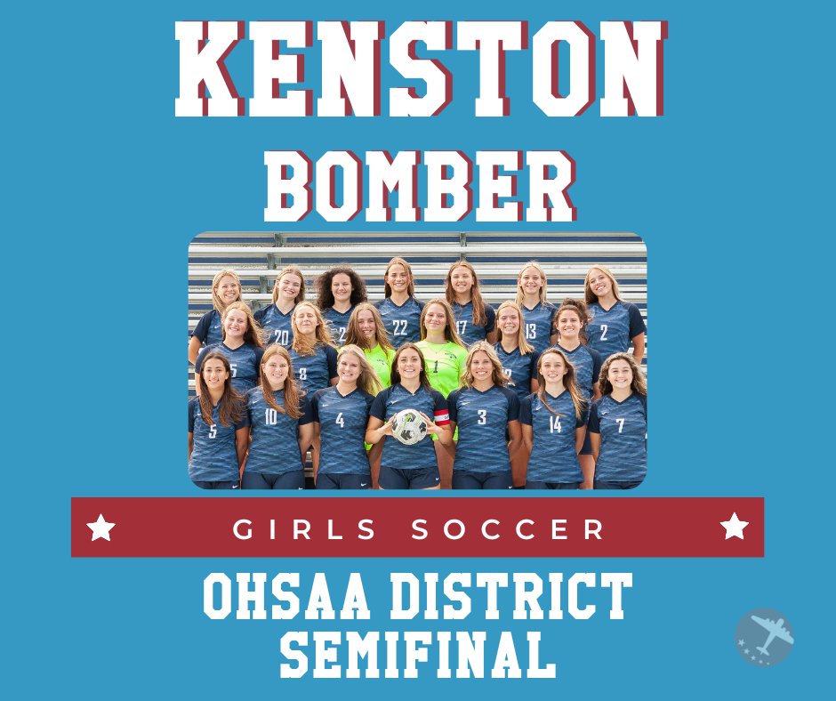 KenstonSchools's tweet photo. ⚽💙✈Good luck to the Girls Soccer Team as they take on Marlington tonight (10/24) at 6pm at Kenston. Go Bombers!!! For tickets:
https://t.co/xuXL6mdHw3 Please note the Kenston Senior Citizen Gold Cards are not valid.
#kenstonschools #kenstoninspired #kenstonbombersflytogether https://t.co/1jE55S0Qcm