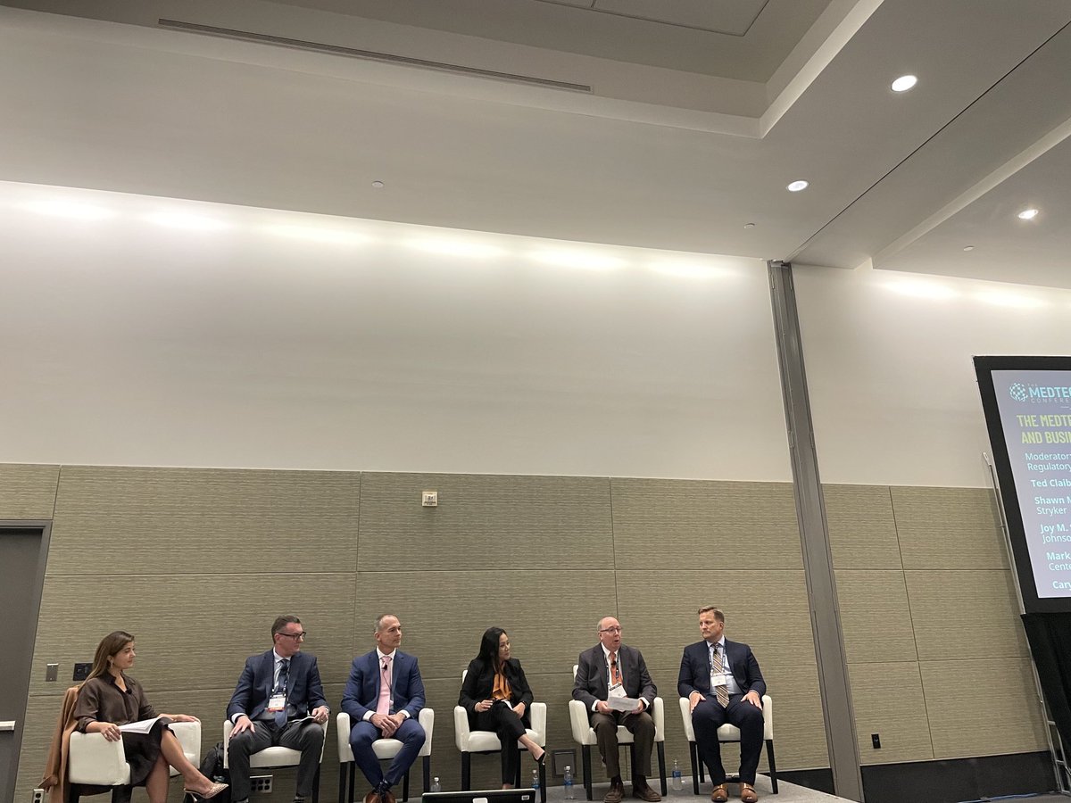 medtechMarion's tweet photo. Joy Sacmar, J@J panel on robotics reg and bus considerations says biggest challenge in reg and robotics is multi-yr development cycle. #medtech #advamed #healthcare #robotics https://t.co/UAz0QtPp3B