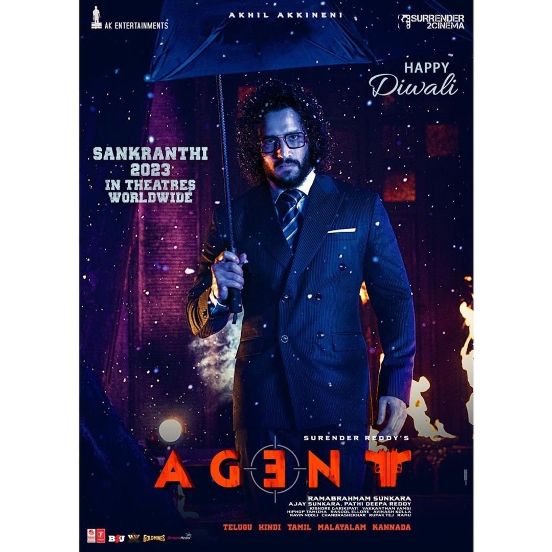 CinemaWikipedia's tweet photo. #Agent - PAN-#India Film Starring #AkhilAkkineni &amp; #Mammootty - Will Release on #Sankranthi 2023.
Directed By #SurenderReddy.
Produced by #RamabrahmamSunkara.
Co-produced by #AnilSunkara &amp; #PathiDeepaReddy.

Release in #Telugu, #Hindi, #Tamil, #Malayalam &amp; #Kannada.

#MovieSpy https://t.co/E8RfQgs1jh