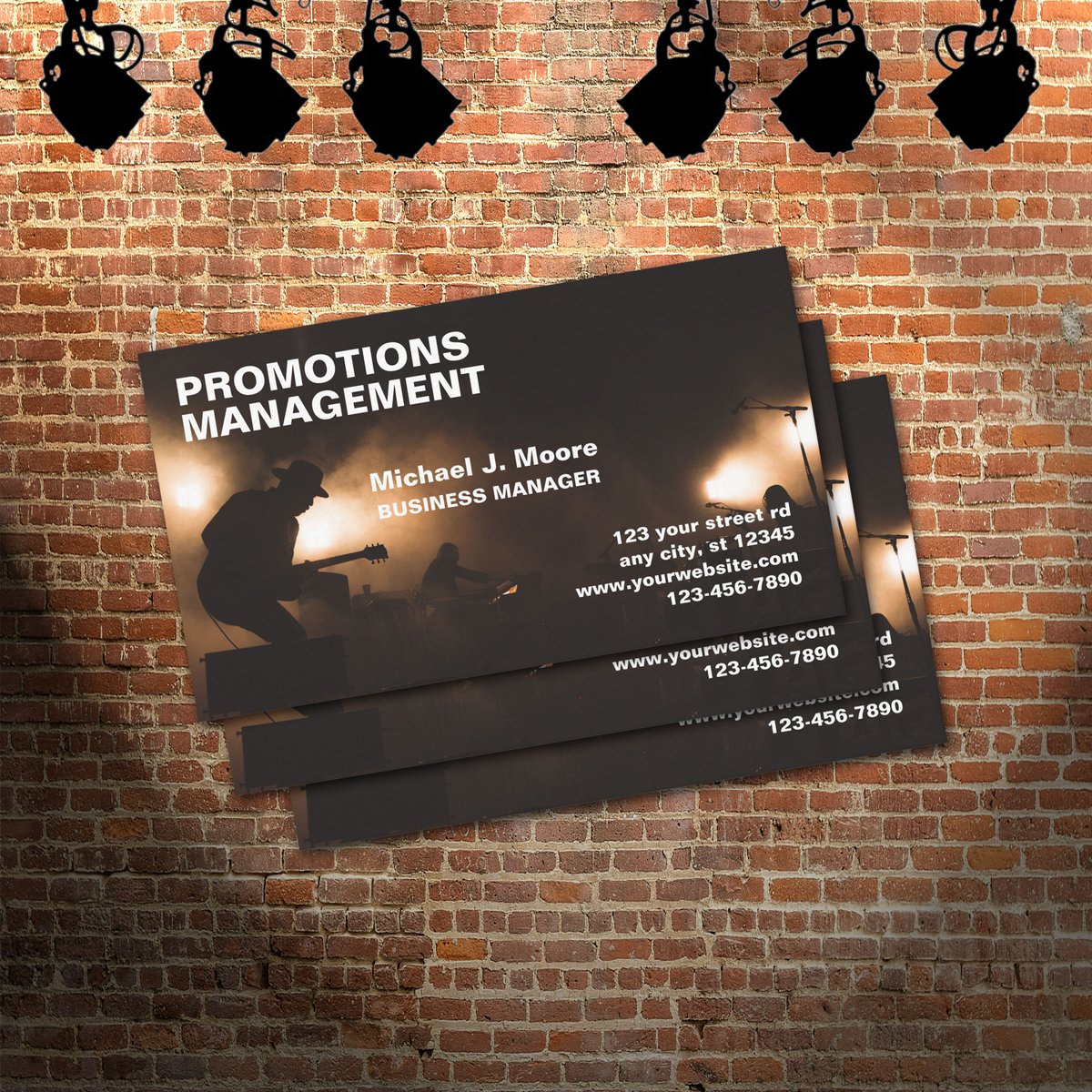 Music Promotions Business Card
#businesscards #promotion #music #entertainment #businessmanager #agent #concertpromotion #concerts #gig #manager #musicmanager #1bizchoice 

1bizchoice.com