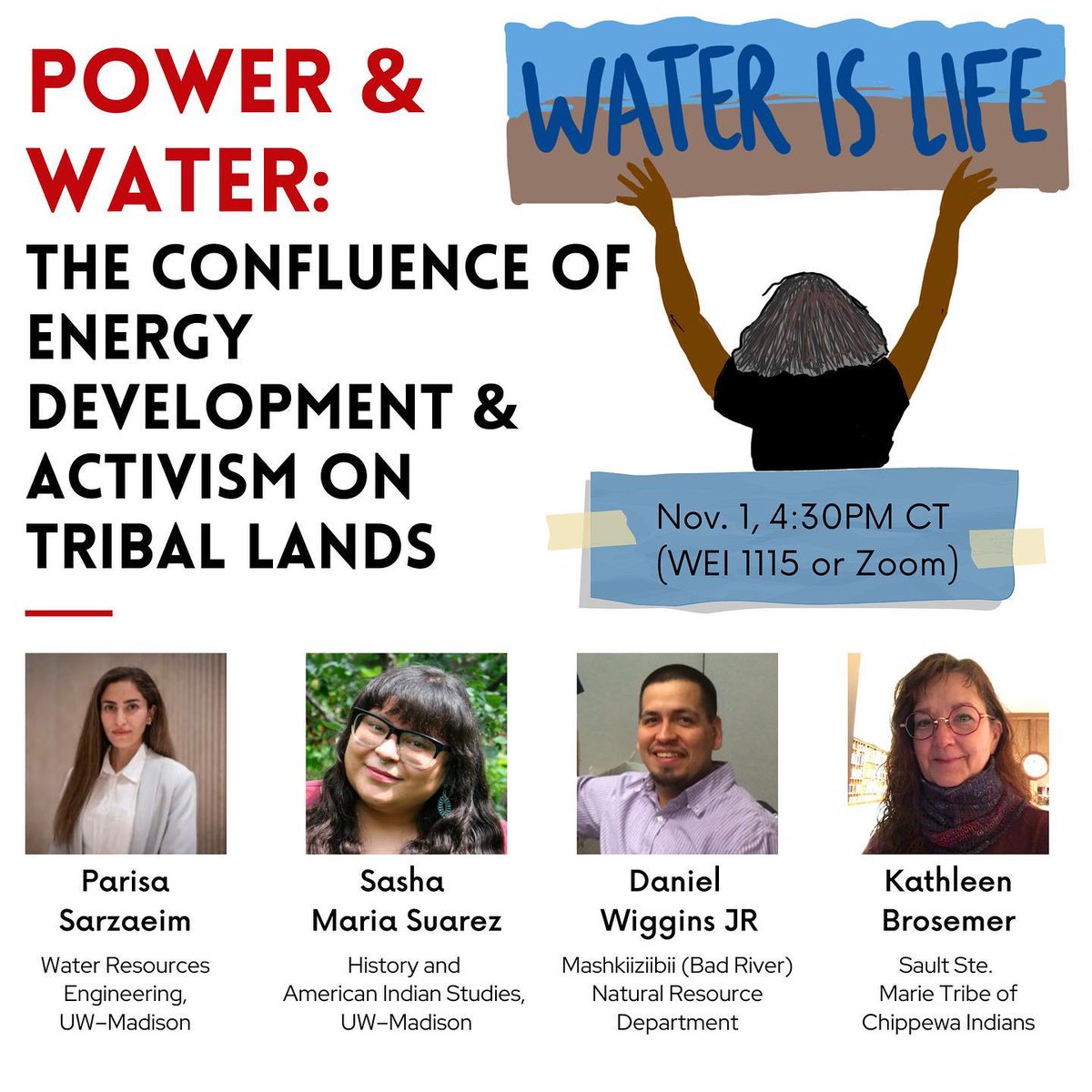 In celebration of Native American Heritage Month, join @uwenergy next Tuesday 11/1 to learn how sovereign Indigenous nations are responding to the challenges and opportunities of energy infrastructure development on tribal lands.