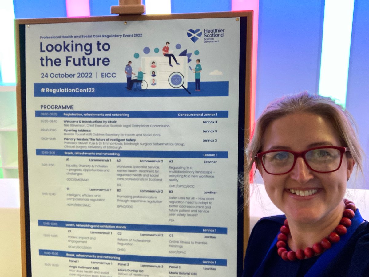 helenjireland's tweet photo. Great to be at #RegulationConf22 with @LauraJFraser. Interesting discussions on the mosaic of regulation, the commonality and specifics across different healthcare regulators and regulatory reform https://t.co/qURoAs9Gke