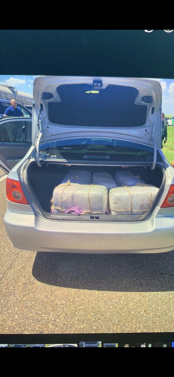 The driver, seen smirking in a photo, was an 18-year-old U.S. citizen, per @TxDPS. They say he had 10 bundles of what turned out to be 240lbs of marijuana. The other drug smugglers successfully made it back to Mexico without apprehension. @FoxNews