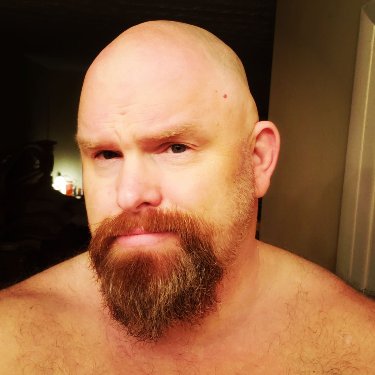 Terman8er's tweet photo. Wrong trimmer attachment means I am 100% goatee...for a while. https://t.co/Cux0cchC9L