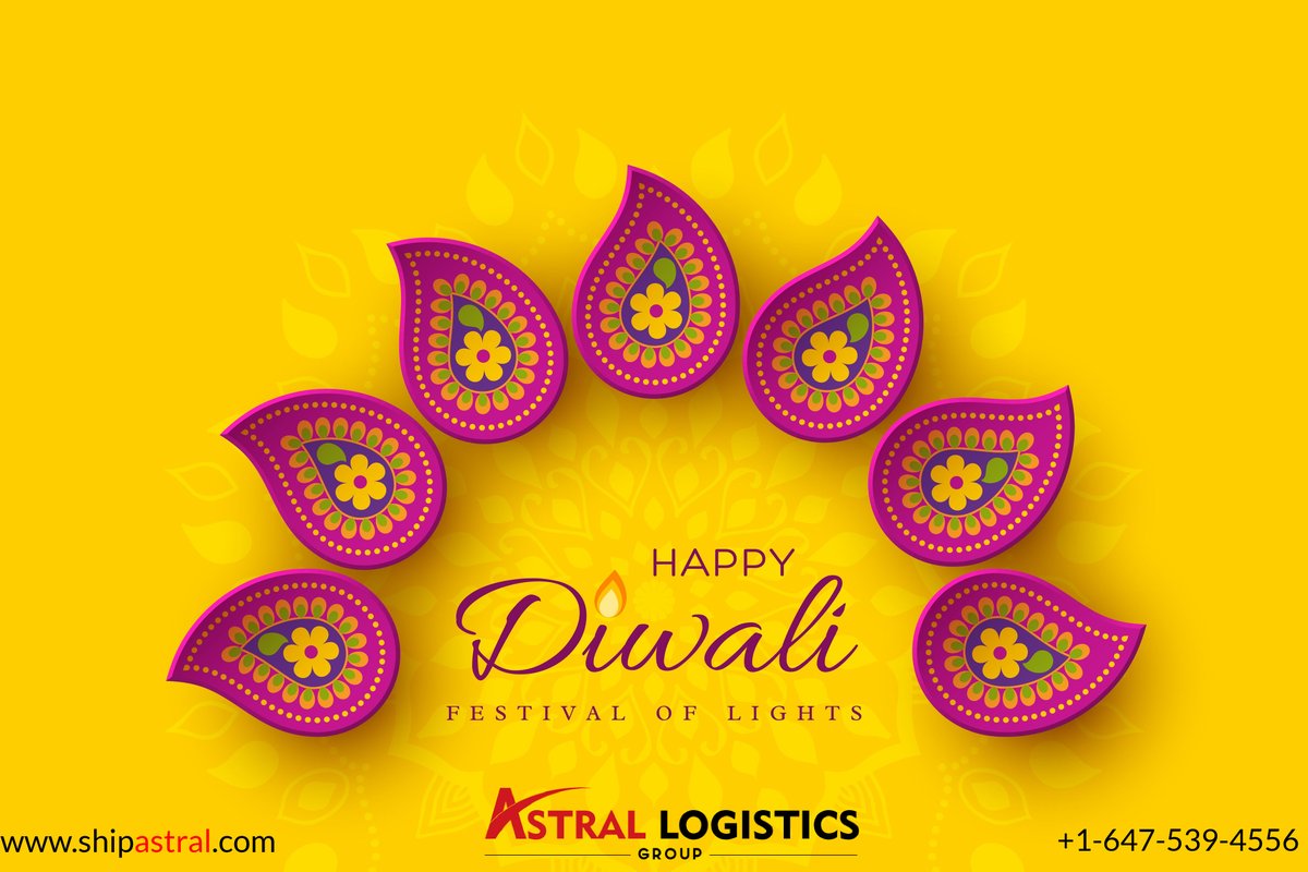 Happy Diwali from the entire team of Astral Logistics Group to all those celebrating around the world. May this year bring peace and prosperity to all.

#happydiwali #transportation #usa #canada