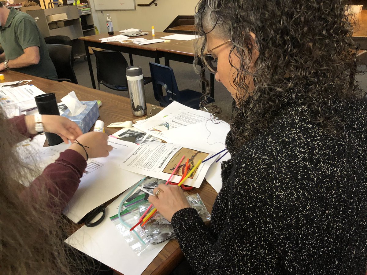 Old North Staff explore the various strands and complex reading skills of Scarborough’s Reading Rope by creating their own models <a href="/TVDSBLiteracy/">TVDSBLiteracy</a>