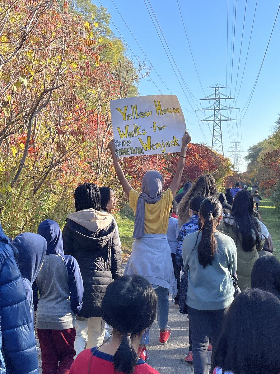 We at #harwood started our #walkforwenjack today! 200km done! 400 to go! <a href="/downiewenjack/">Downie Wenjack Fund</a> Donate online at walk-for-wenjack.raisely.com/harwoodps