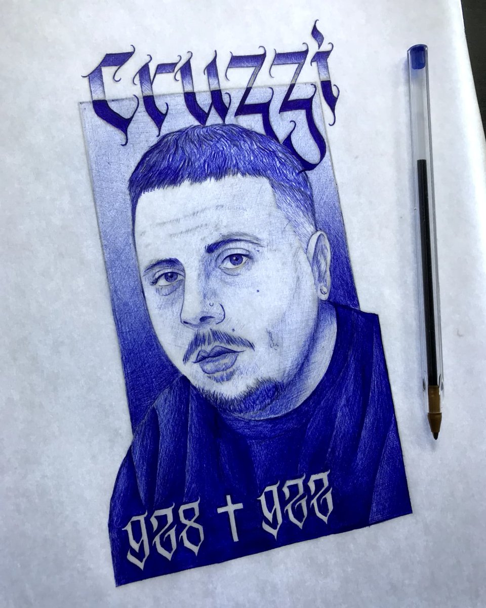 Nacho_Cano7's tweet photo. Retrato a boli bic de @CruzCafune https://t.co/Y3CNj7PCwG