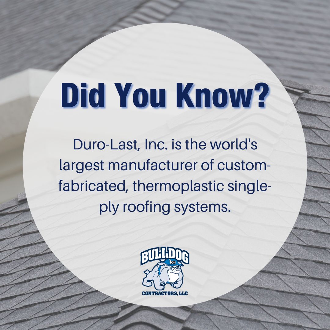 ContractorsASAP's tweet photo. You can trust the Duro-Last standard. ✅ #FunFact #DYK https://t.co/dyWSXLQbnW
