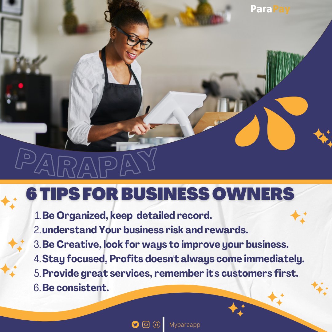 myparaapp's tweet photo. Do you find this tips helpful?
Follow us @myparaapp for more business tips. https://t.co/u0Cnwn9mzO