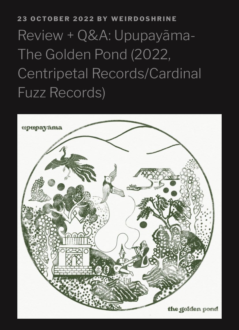 <a href="/ShrineWeirdo/">Weirdo🙉Shrine</a> has a great interview with Alessio Ferrari of Upupayāma. As much as I correspond with Alessio, I always learn something new in these interviews.
weirdoshrine.wordpress.com/2022/10/23/rev…