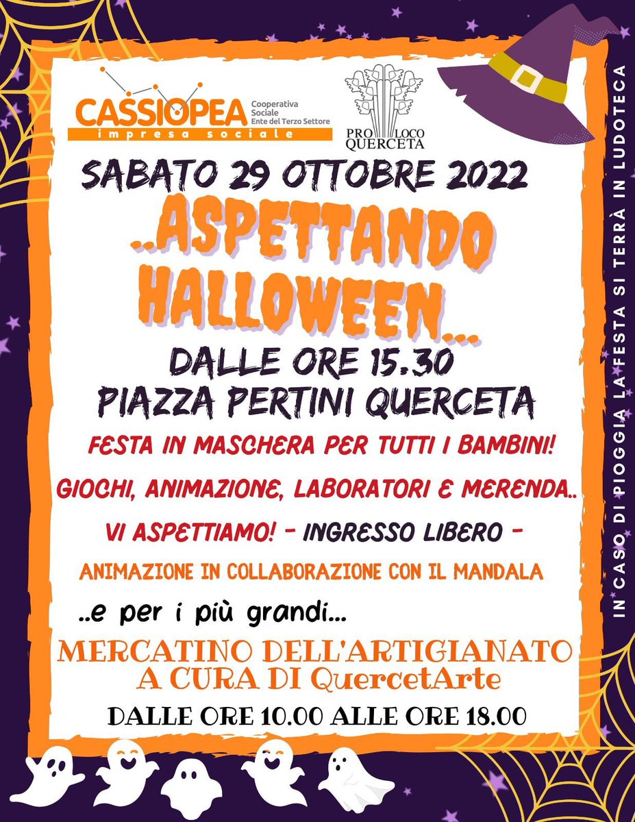 Un #halloween spaventoso ci attende a Querceta 👻🎃