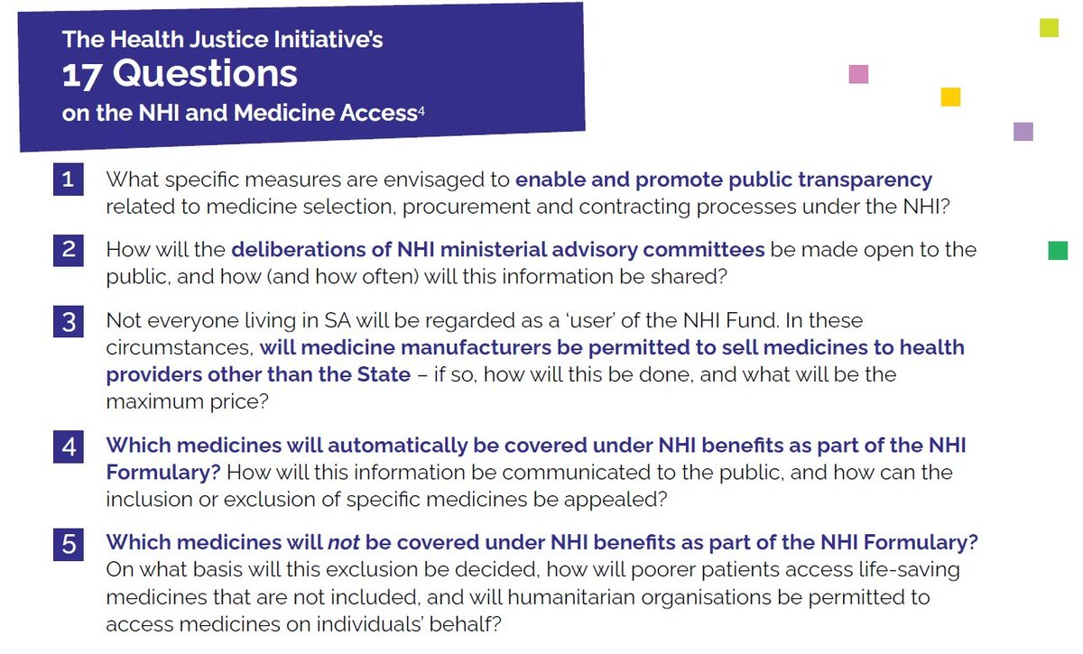 HealthJusticeIn's tweet image. #17Questions 

We urge you all, to ask @ParliamentofRSA @GovernmentZA @HealthZA these 17 QUESTIONS. 

Lawmakers across party political lines, must be able to at least answer these questions and raise them in current deliberations: