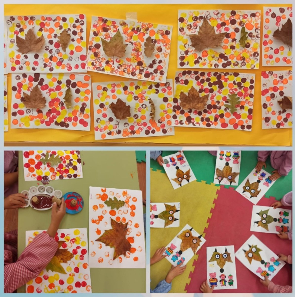 CeoMirador's tweet photo. Los peques de 5 años de Villacastín están realizando actividades con colores y hojas de otoño. ¡Nos encanta el otoño! #colerural #CentrosEducacyl #otoño #Autumn https://t.co/BOdAjr4V6Q