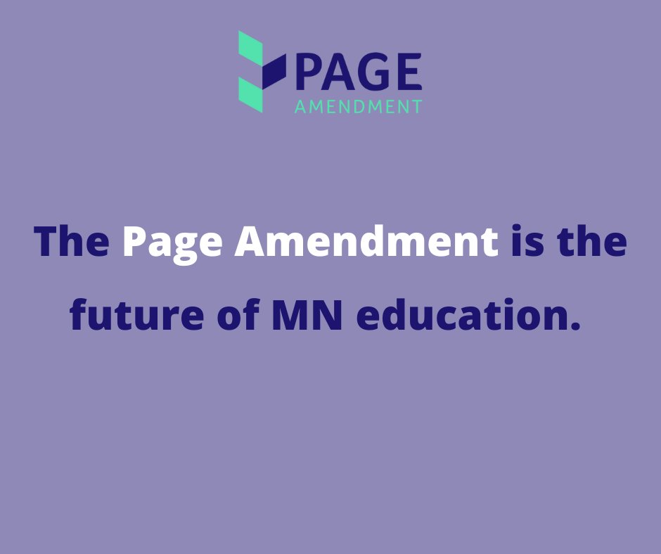 The Page Amendment guarantees that the next generation of doctors, engineers and scientists are given the resources they need to succeed. 
 
Support the Page Amendment. Visit ourchildrenmn.com/about/ to learn more.