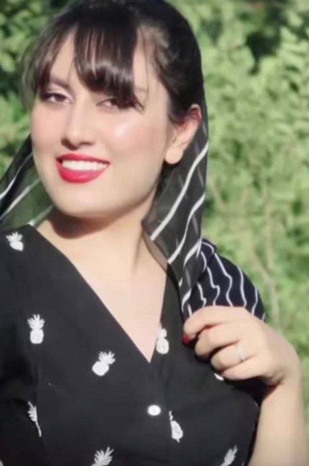 Heartbreaking. Negin Abdulmaleki, 21, got killed by security forces with batons in protest over the murder of #MahsaAmini by hijab police in Iran. She was a medical engineering student at Hamedan university. We are not asking the regime to respect us. We want the IRI to be gone.