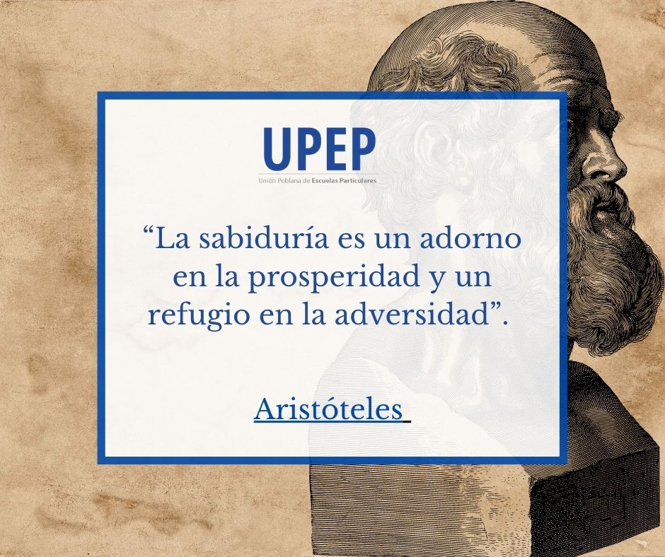 DePoblana's tweet photo. Filósofo nacido en la ciudad de Estagira, al norte de la Antigua Grecia, Aristóteles nos pone a pensar con esta #FrasedelDía ✨#EducaciónConValor #UPEP https://t.co/1dVNxwMl9y