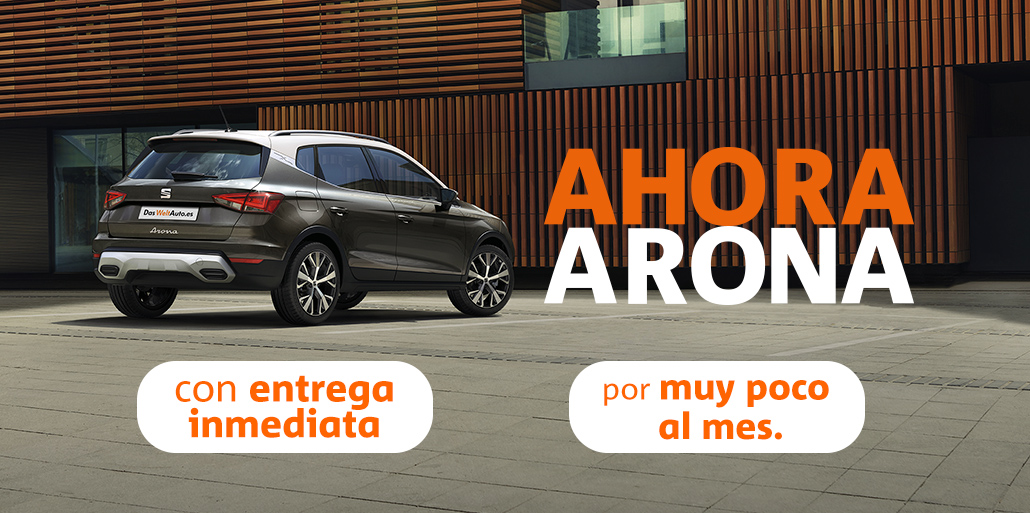 ⏰ Ahora, Arona.​

🚗 Conduce tu #SEATArona seminuevo con entrega inmediata por muy poco al mes bit.ly/3N2cZhL ¡Ven a Das WeltAuto!​

El mejor momento es A-ro-na.​
*Ver condiciones en dasweltauto.es​ #DasWeltAuto #CochesOcasion