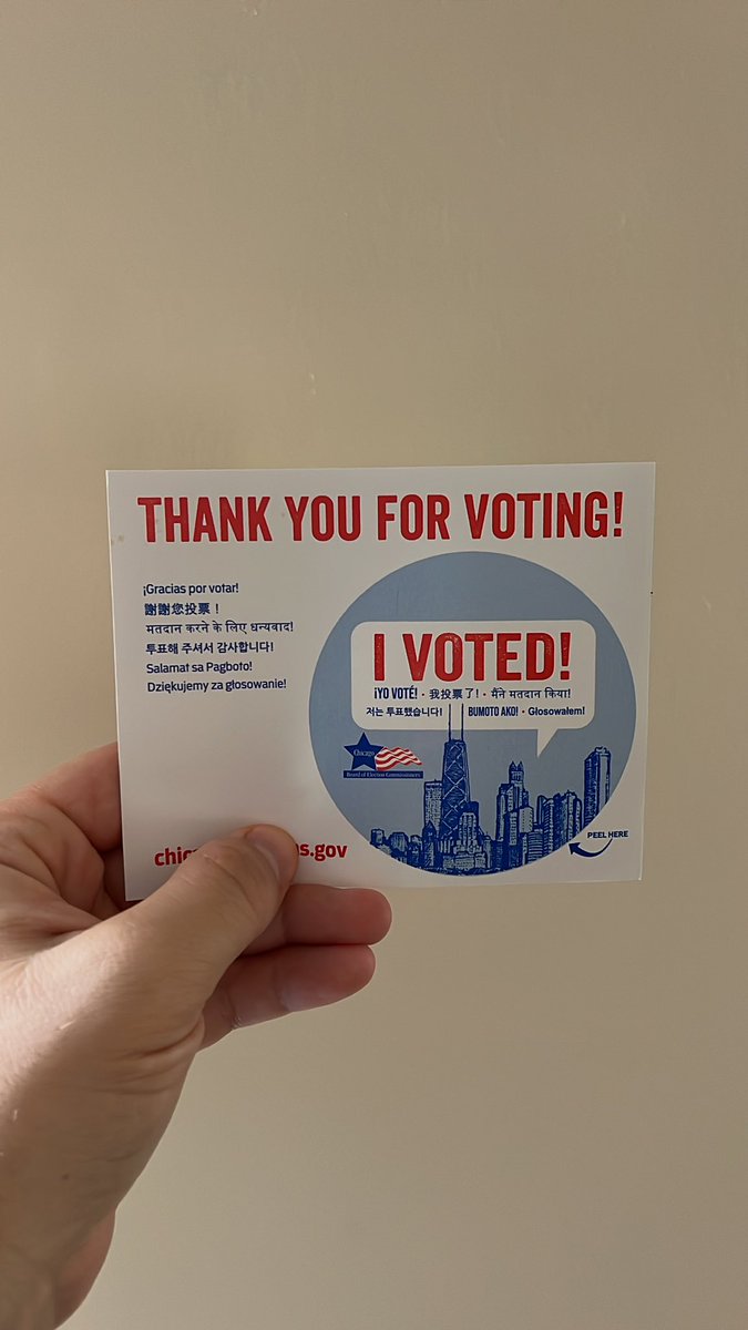 JonDon9's tweet photo. Early voting ✅ https://t.co/48eRqubD8e
