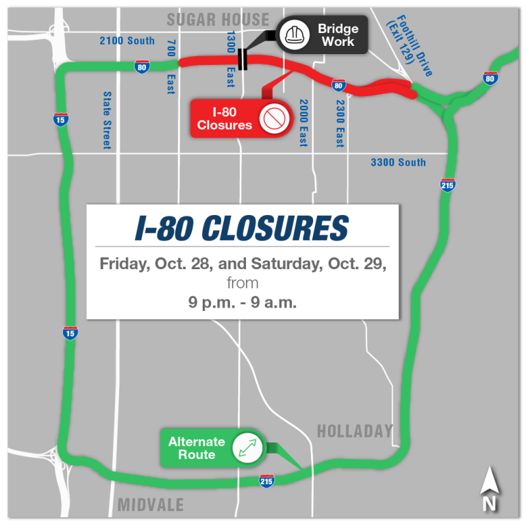 Utah.gov on Twitter Overnight I80 Closures https//udot