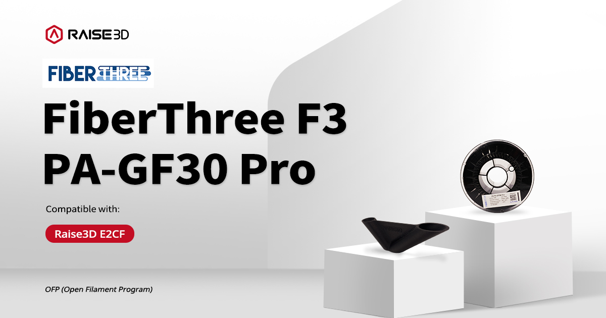Raise3D's tweet photo. We present the FIBERTHREE filaments, now available for the E2CF 3D printer. These filaments all have chemical-resistant properties that protect your prints from such environments.

To learn more, please visit https://t.co/5d4xLvLL3c

#Raise3D #3Dprinting #E2CF https://t.co/YbQNdnDiLv
