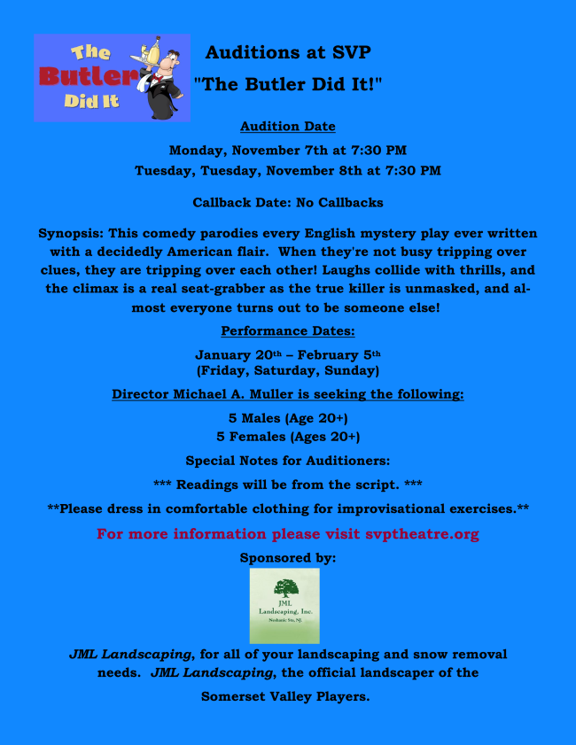 🚨Casting Call Alert!!🚨
For more information visit svptheatre.org
#Castingcall
#audtions
#Svptheatre