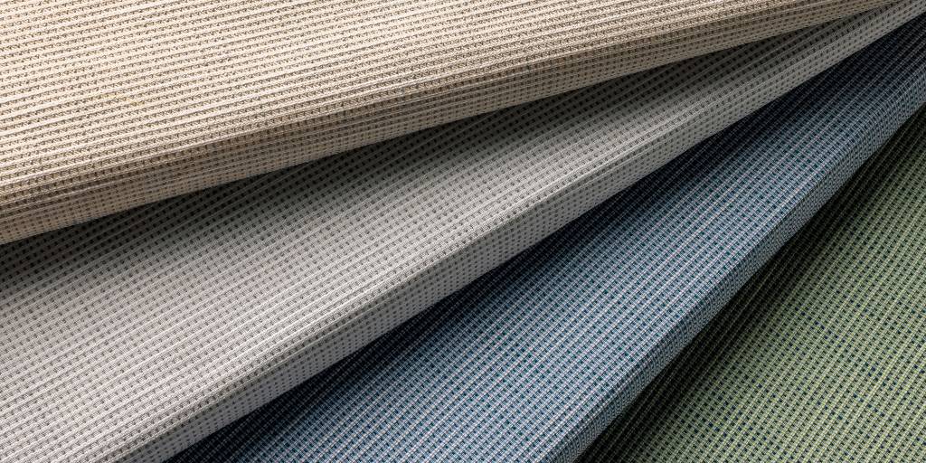 luumtextiles's tweet photo. Impression is a textural direct glue and wrapped wall covering woven on a double beam loom. Its complex weave structure and multi warp setup use a combo of slub yarns and straight yarns to a variegated sense of movement across vertical and horizontal planes.
#luum #impressions https://t.co/xr27DR5gGX