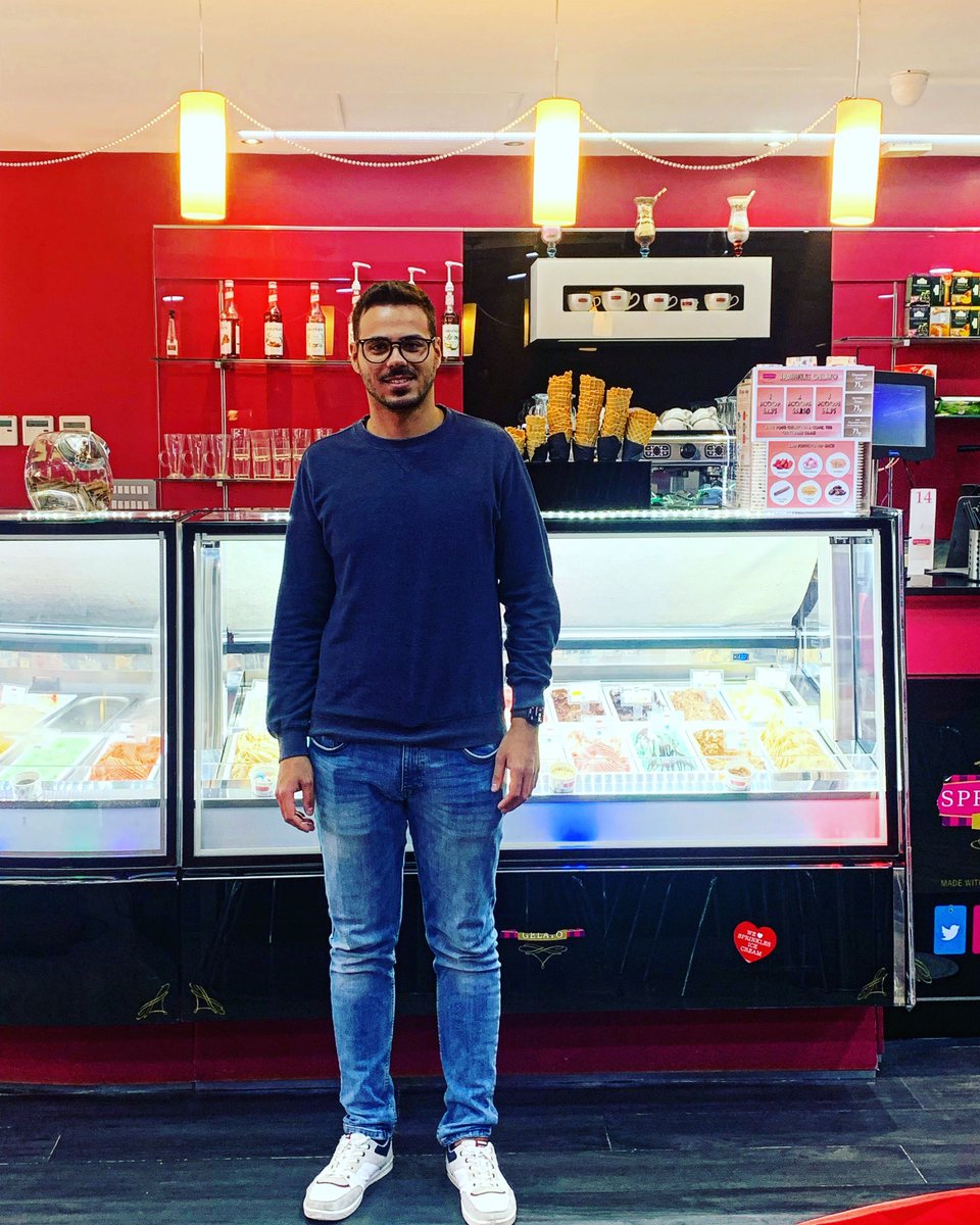 WestPierStudio's tweet photo. Happy Monday! Always time for an ice cream in Brighton 🍨❤️
Salvatore joins the Studio today and he has relocated to come and work at West Pier Studio!
#brightontech #welovecode💻 #hiring #firstday #icecream #brightonicecream #sprinklesbrighton #brightonpics #welovebrighton💗 https://t.co/UXvnQQJpfG