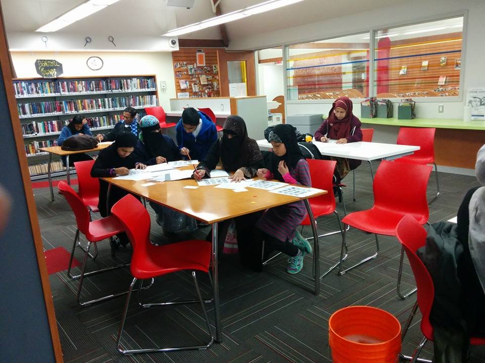 This photo was taken 7 years ago. It is 15 minutes after my 2 hour Family Math has ended in a local library. The man at the back just showed up because he was working. Of all my moments teaching mathematics, this might be one of my favourites. The persistence up front♥️