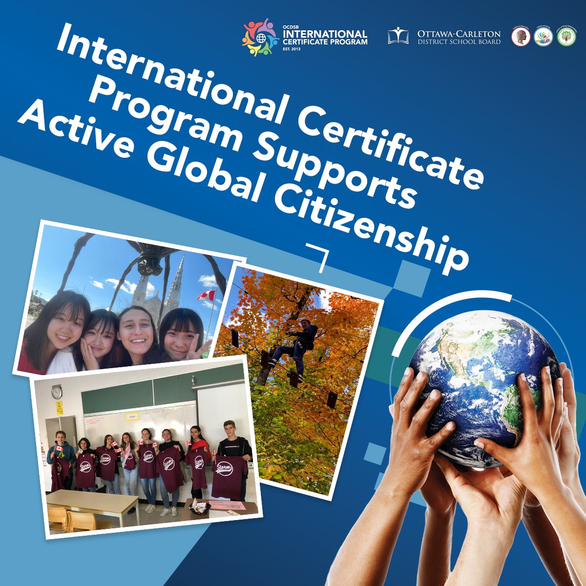 In the OCDSB's International Certificate Program (ICP), students are learning about the world and growing as intercultural ambassadors! Read more about the ICP and what students have had to say about the experience: ow.ly/CZv350Li5si
