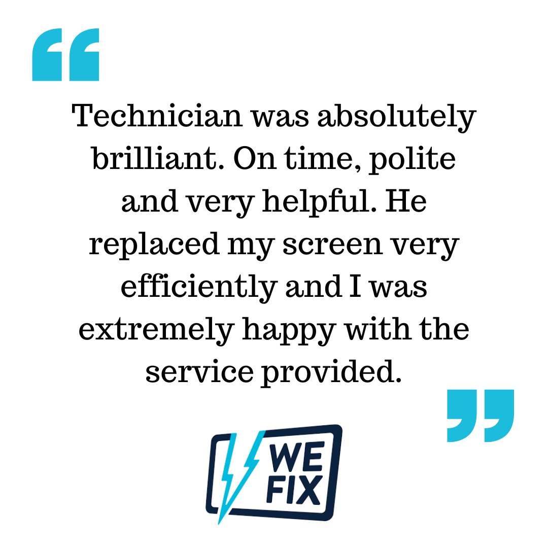 The 5 ⭐️ reviews keep rolling in over on the WeFix #TrustPilot page 👏

Each and every one means the world to our team, helping us to hone our service to deliver more efficient repairs on personal and business tech alike 💪 #mobilerepair