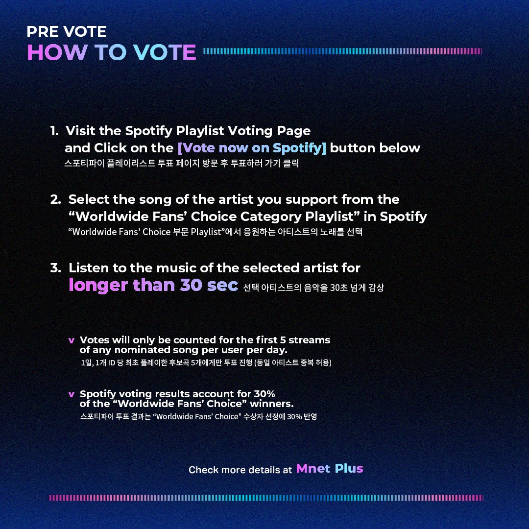 BBU_USA's tweet photo. • Spotify Playlist Voting Guide:

→ Listen to Pink Venom 5x per day: (https://t.co/NVrCQMn7Vn)

→ Listen longer than 30 seconds for your votes to be counted.

VOTE BLACKPINKonMAMA 
#MAMAVOTE #blackpink https://t.co/RYrKMP4aEX