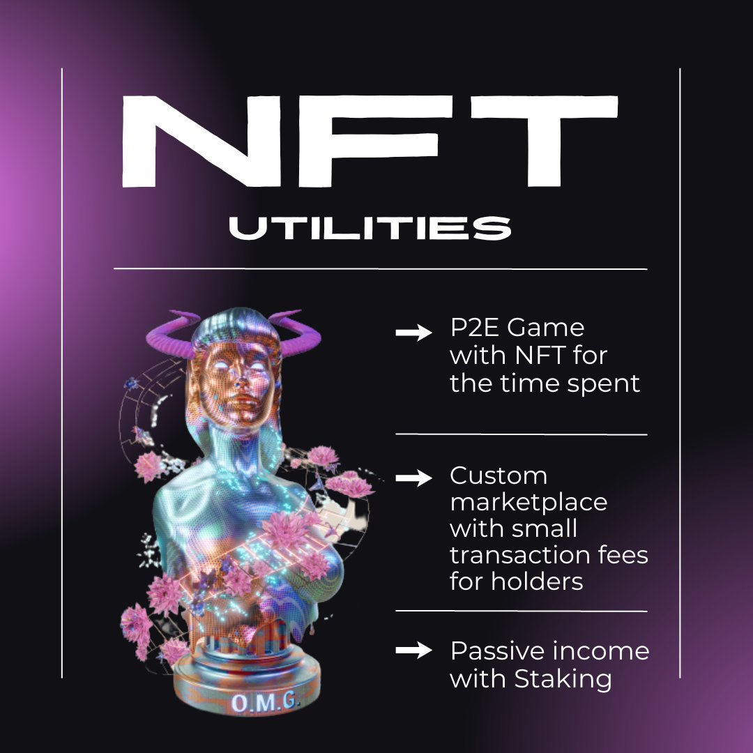 Qᴜᴀʟɪᴛʏ ᴏʀ Qᴜᴀɴᴛɪᴛʏ? 🔱

In #Oaziz #Ecosystem always quality! These are just a few of the Utilities you will find in O.M.G 🔱

#NFTs #Ethereum $ETH