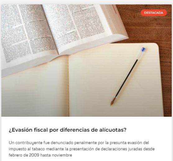 ¿Evasión fiscal por diferencias de alícuotas?

#tributos #jurisprudencia #penal #impuestos 

legaltaxargentina.com.ar/evasion-fiscal…