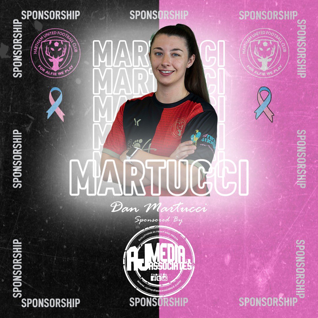 HarthamLadies's tweet photo. 🔴 PLAYER SPONSORSHIP ⚫️

Thank you to @ajmediaass for sponsoring Dan Martucci for the 2022/23 season by donating to @_4Louis 

#ForAlfieWePlay https://t.co/wHf8EDGn8G